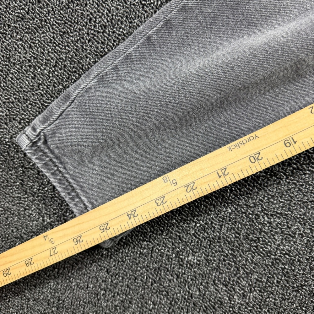 Levi's SilverTab High Rise Mom Jeans Womens 28x27 Tapered Leg Grey Wash - Picture 7 of 11